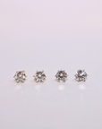 K18/Pt900・プチLGDピアス / 1ペア