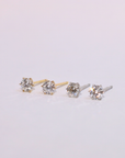 K18/Pt900・プチLGDピアス / 1ペア