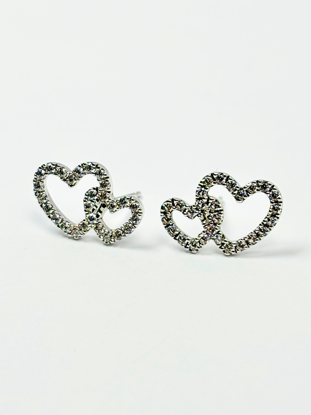 ex’positionダブルハートピアス(右耳のみ) Double Heart Earrings – ex'position