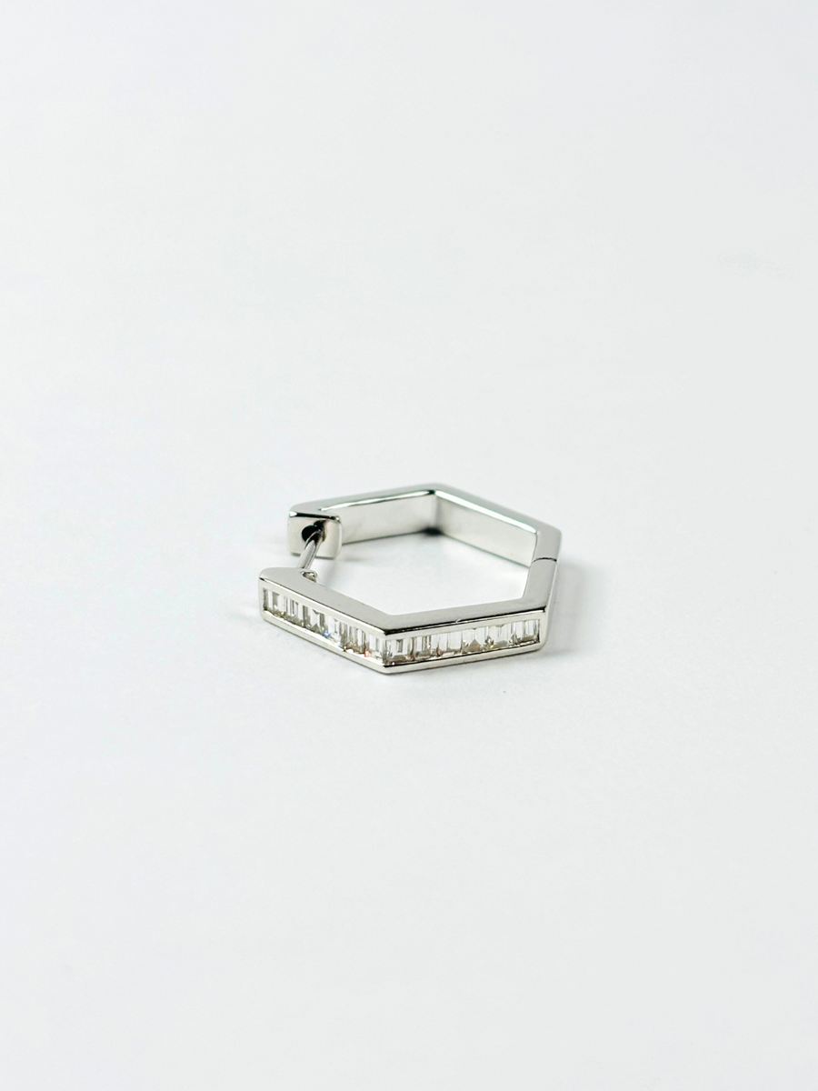 K18wg・ダイヤバケットピアス/片耳 – ex'position