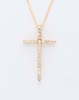 K18・メッセージクロスペンダント