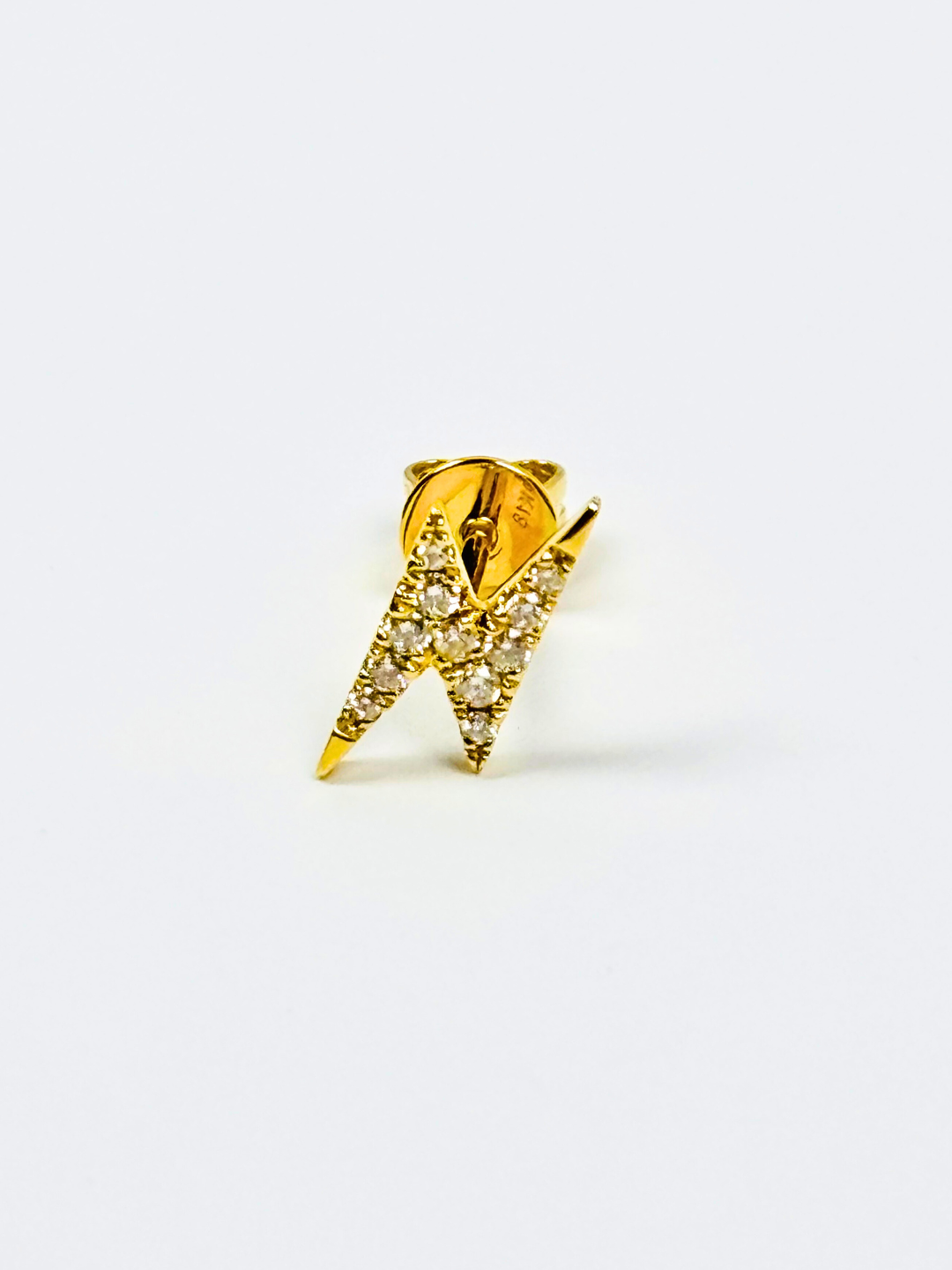 楽天市場】【片耳】 K18 ダイヤモンド ピアス 一粒 Enchante