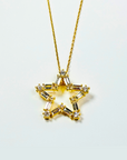 K18yg・LGDスターダイヤペンダント