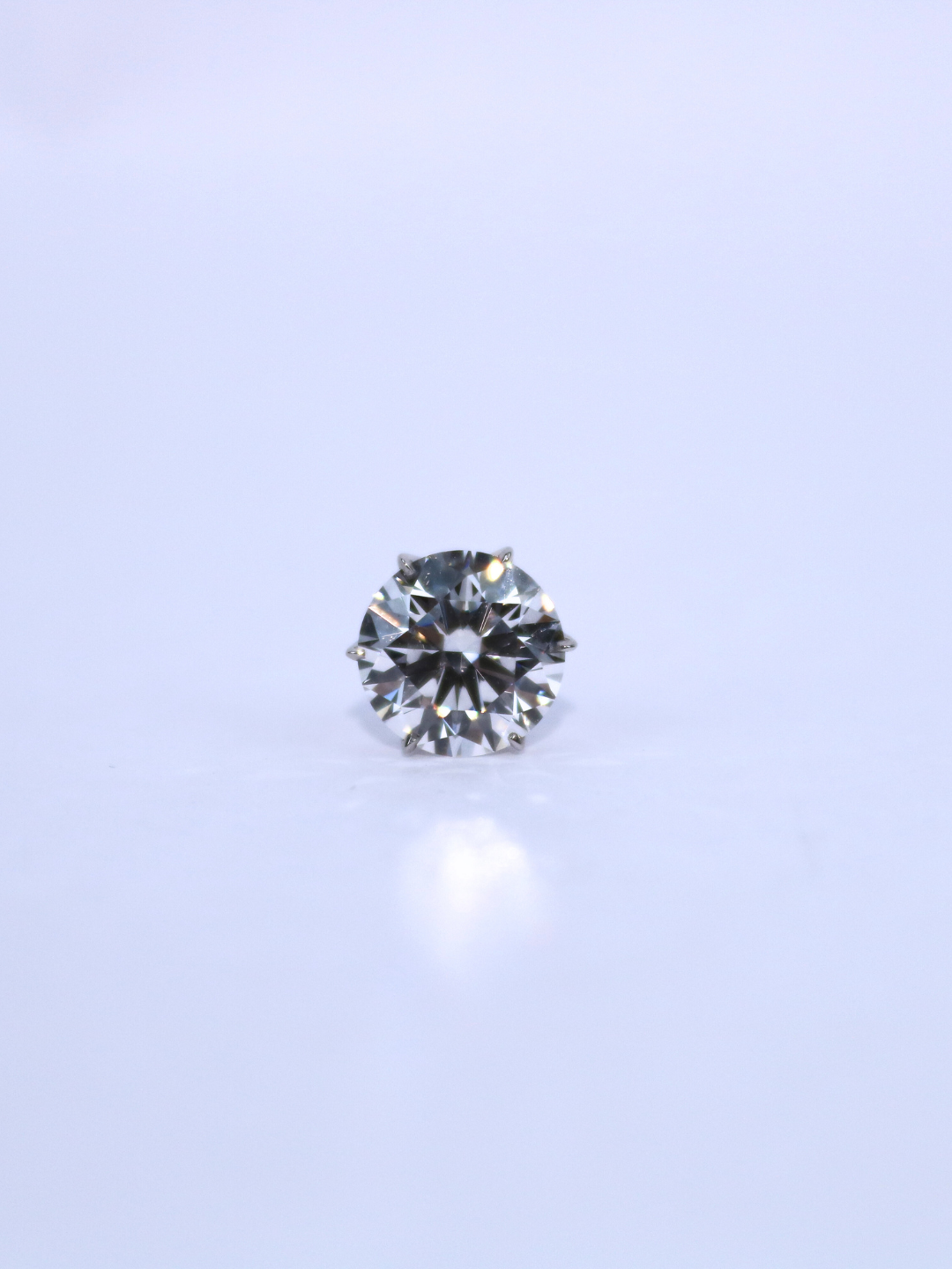 Pt900LGD1粒ピアス/2ct/片耳 – ex