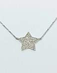 K18・ダイヤモンドスター/ムーン ペンダント