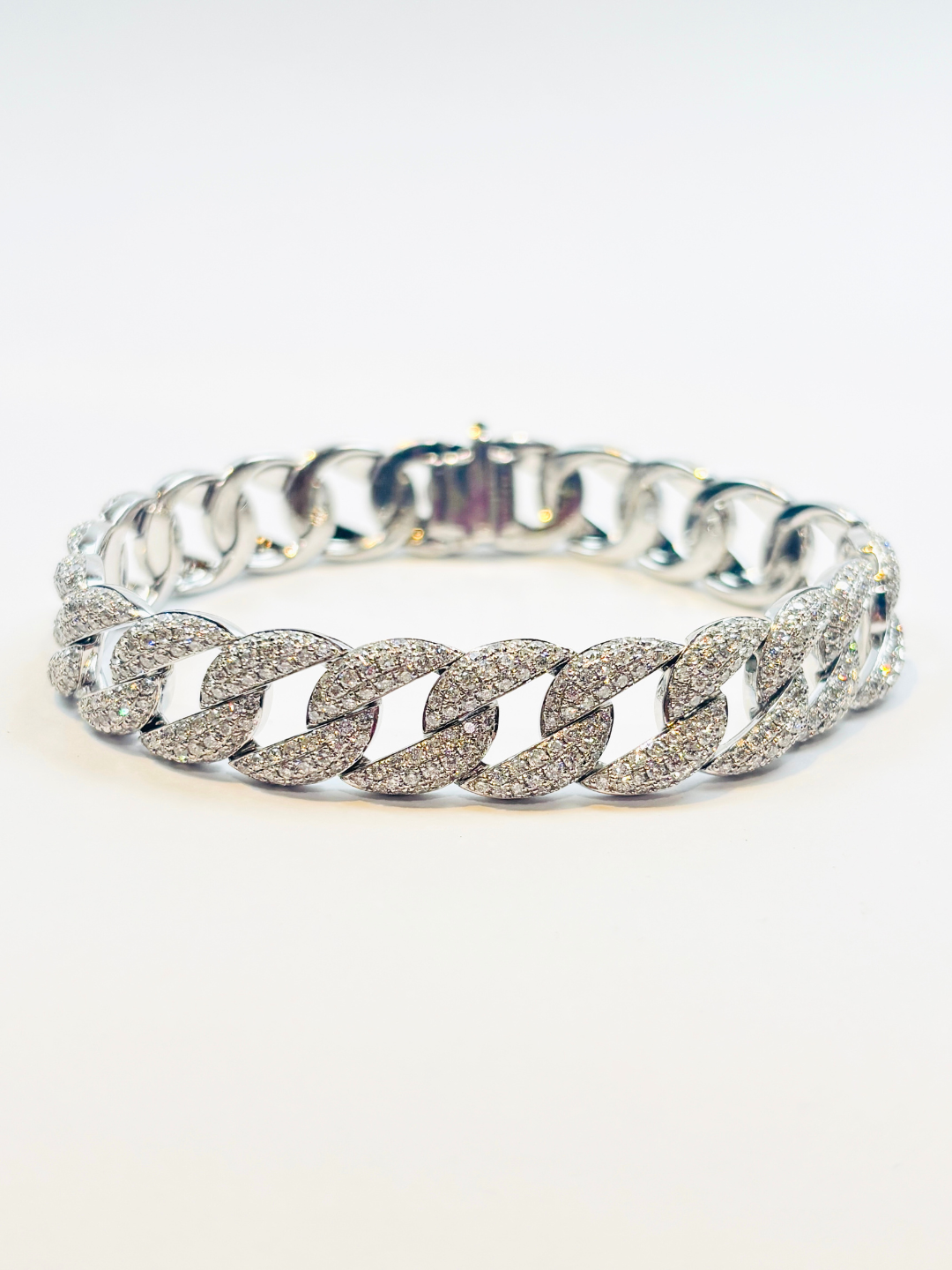 K18・WGダイヤCubanLinkブレスレット – ex'position