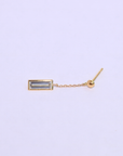 PURE EDGE バケットLGDピアス(チェーンタイプ)