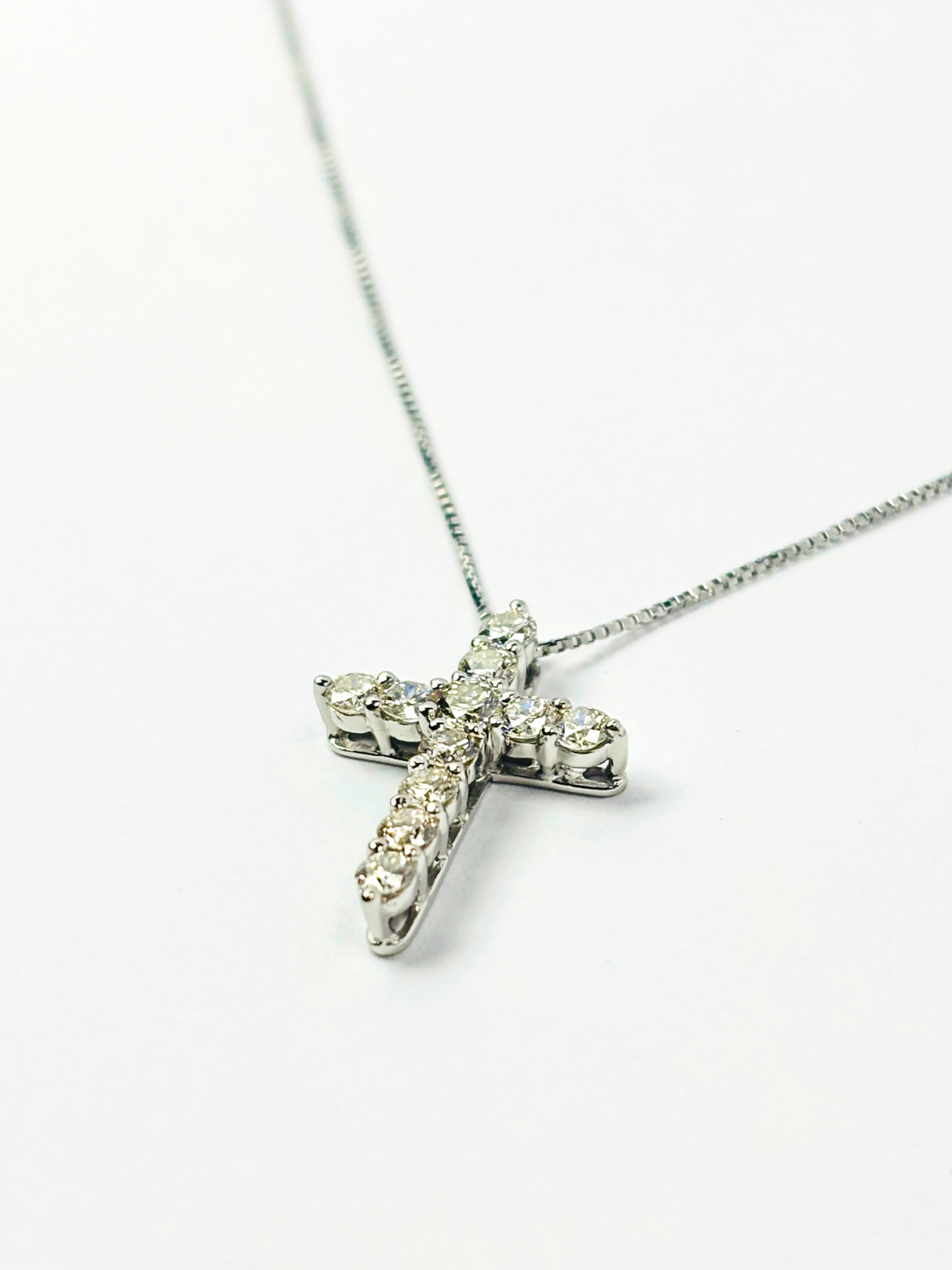 PT・K18ygダイヤクロスペンダント – ex'position