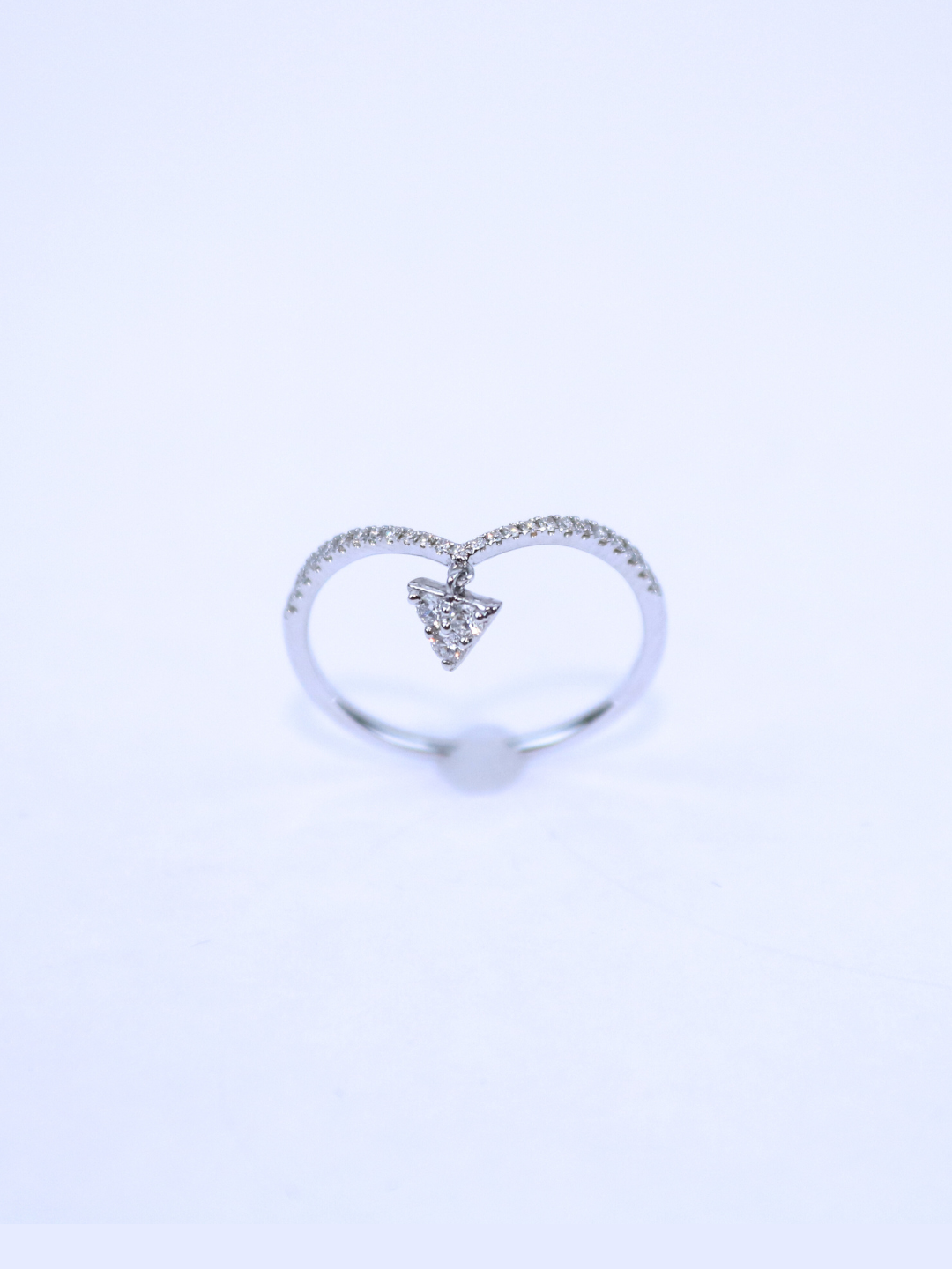 限定1点】K18・WGダイヤtriangleリング/13号 – ex'position