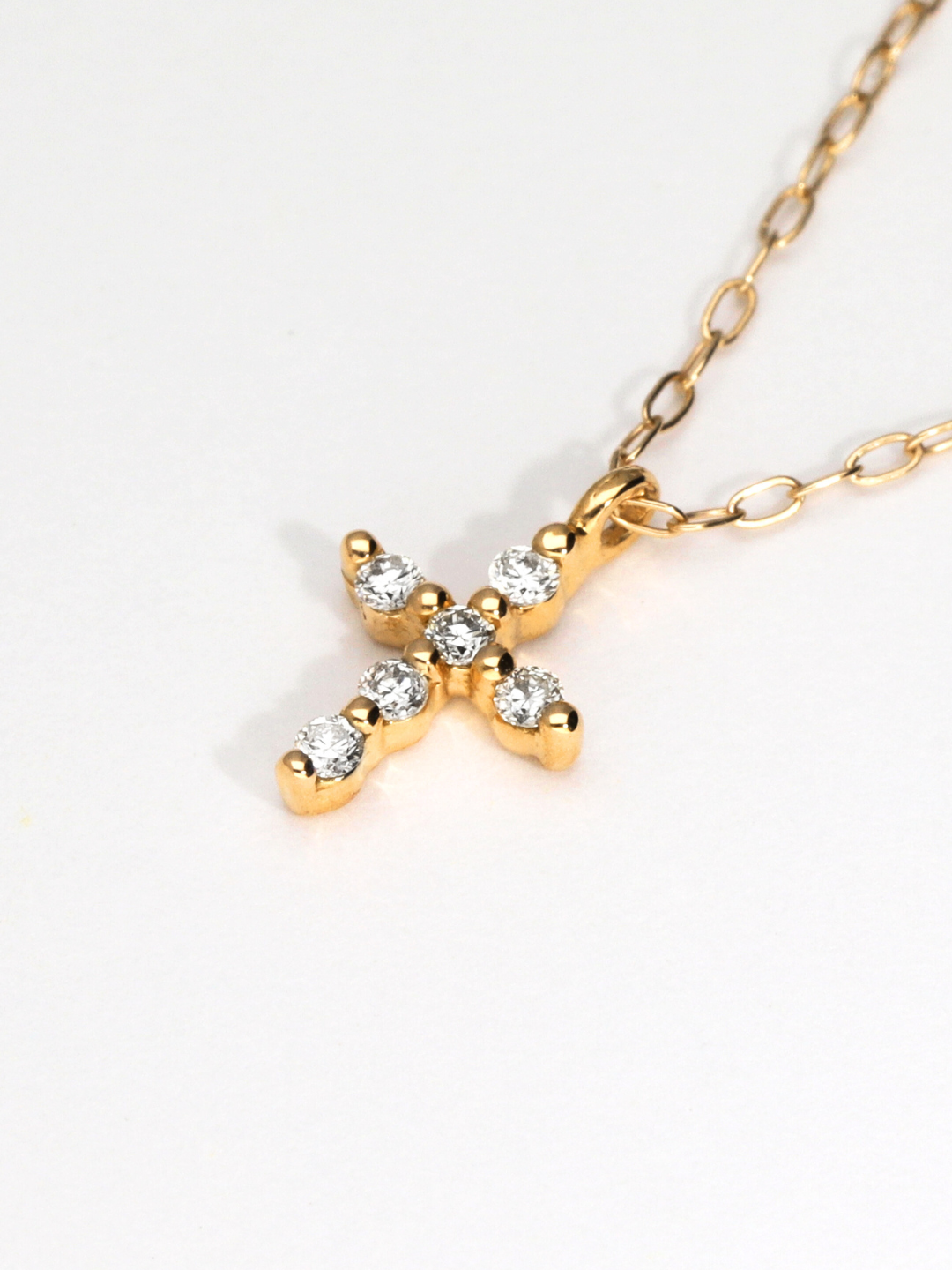 K18・ダイヤモンドプチクロスペンダント – ex'position K18・ダイヤモンドプチクロスペンダント – ex'position