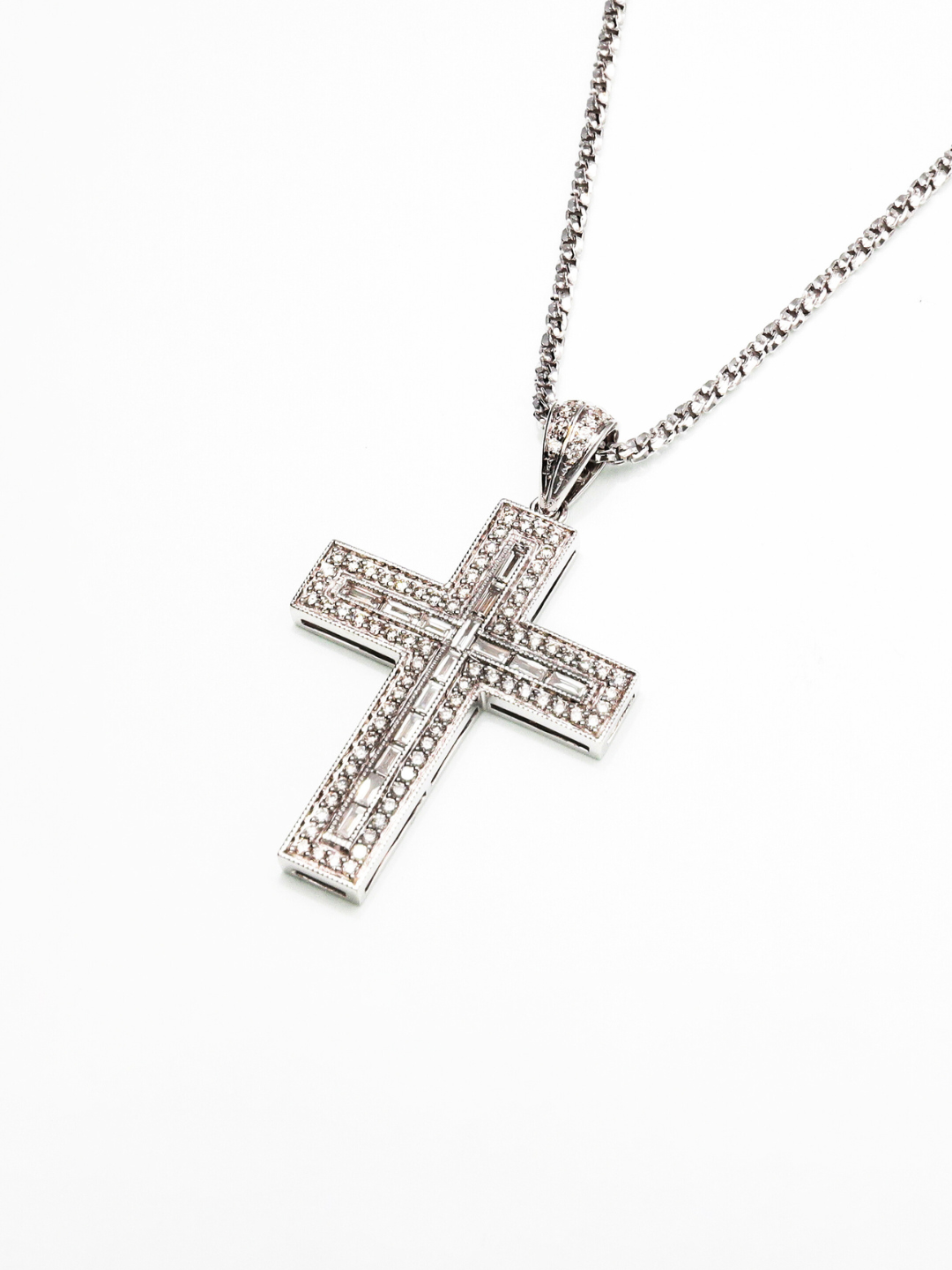 K18・バケットダイヤクロスペンダントトップ – ex'position K18・バケットダイヤクロスペンダントトップ – ex'position