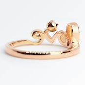 ex'position エクスポジションK18 LOVEリング ex'position エクスポジションK18 LOVEリング K18 ダイヤモンド