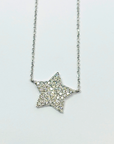 K18・ダイヤモンドスター/ムーン ペンダント