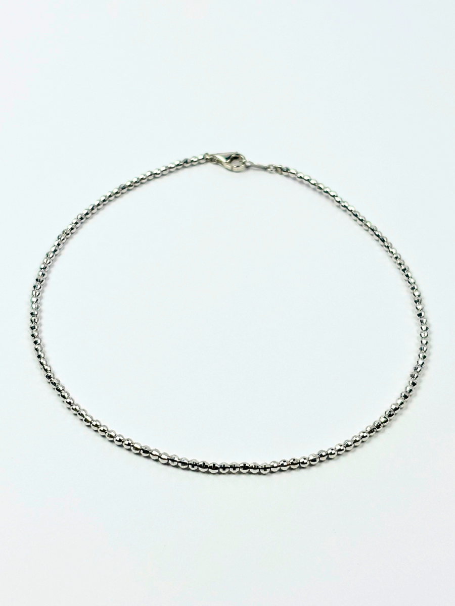 k18WG アンクレット K18wg・ミラーボールアンクレット/24㎝ – ex'position