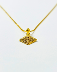 K18yg・ピラミッドペンダント