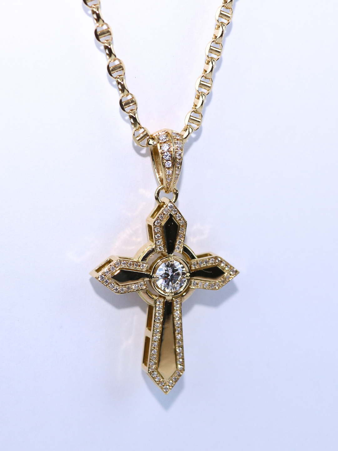 K18・YGCVDセンターダイヤクロスTOP – ex'position