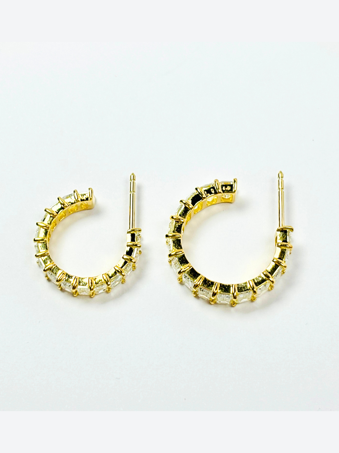 ラボクロウンダイヤ18k0.1カラットピアス S007 ラボグロウンダイヤモンド/ピアス/0.50ct(プラチナ