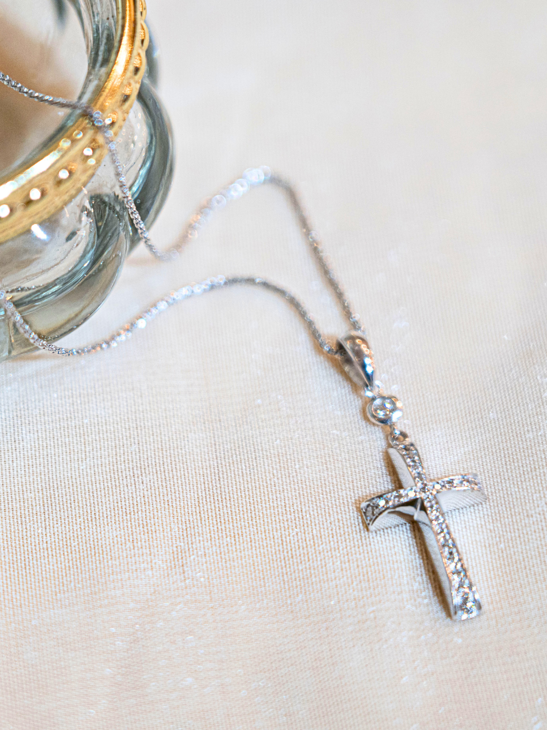 K18・立体ダイヤクロスペンダントトップ – ex'position K18・立体ダイヤクロスペンダントトップ – ex'position