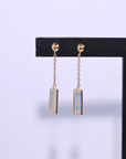 PURE EDGE バケットLGDピアス(チェーンタイプ)