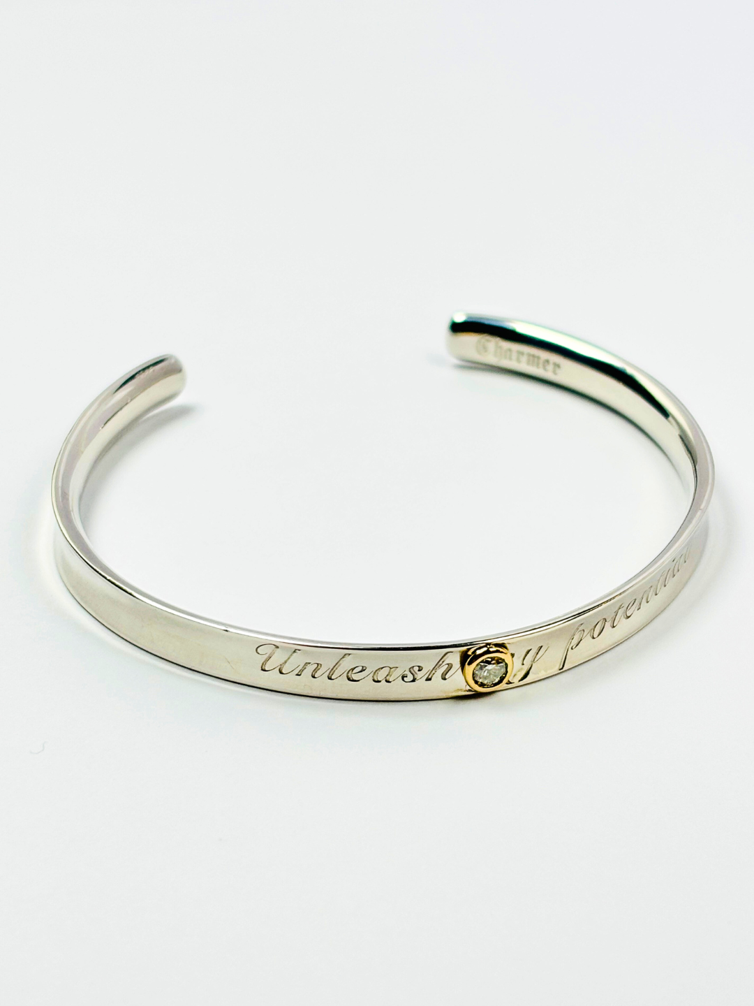 K18・ダイヤ/シルバーバングル – ex'position K18・ダイヤ/シルバーバングル – ex'position