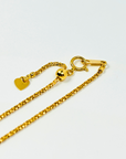 K18・ベネVカットネックレスチェーン