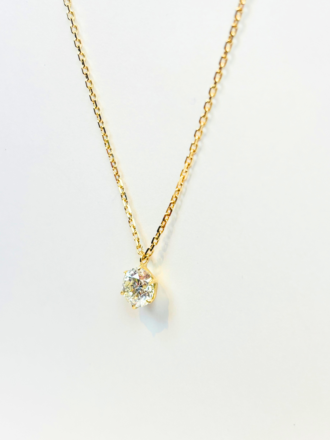 K18イリュージョンペンダント。5.87グラム ラウンドペンダント K18