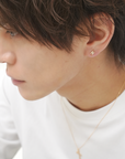 K18・イナズマダイヤピアス/片耳