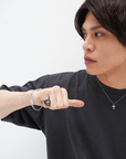 シルバー・ミラーノチェーン ブレスレット