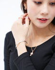 K18・ベネVカットネックレスチェーン