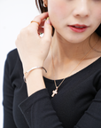 K18・ベネVカットネックレスチェーン