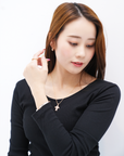 K18・ベネVカットネックレスチェーン