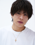 K18・ベネVカットネックレスチェーン