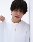 K18・ベネVカットネックレスチェーン