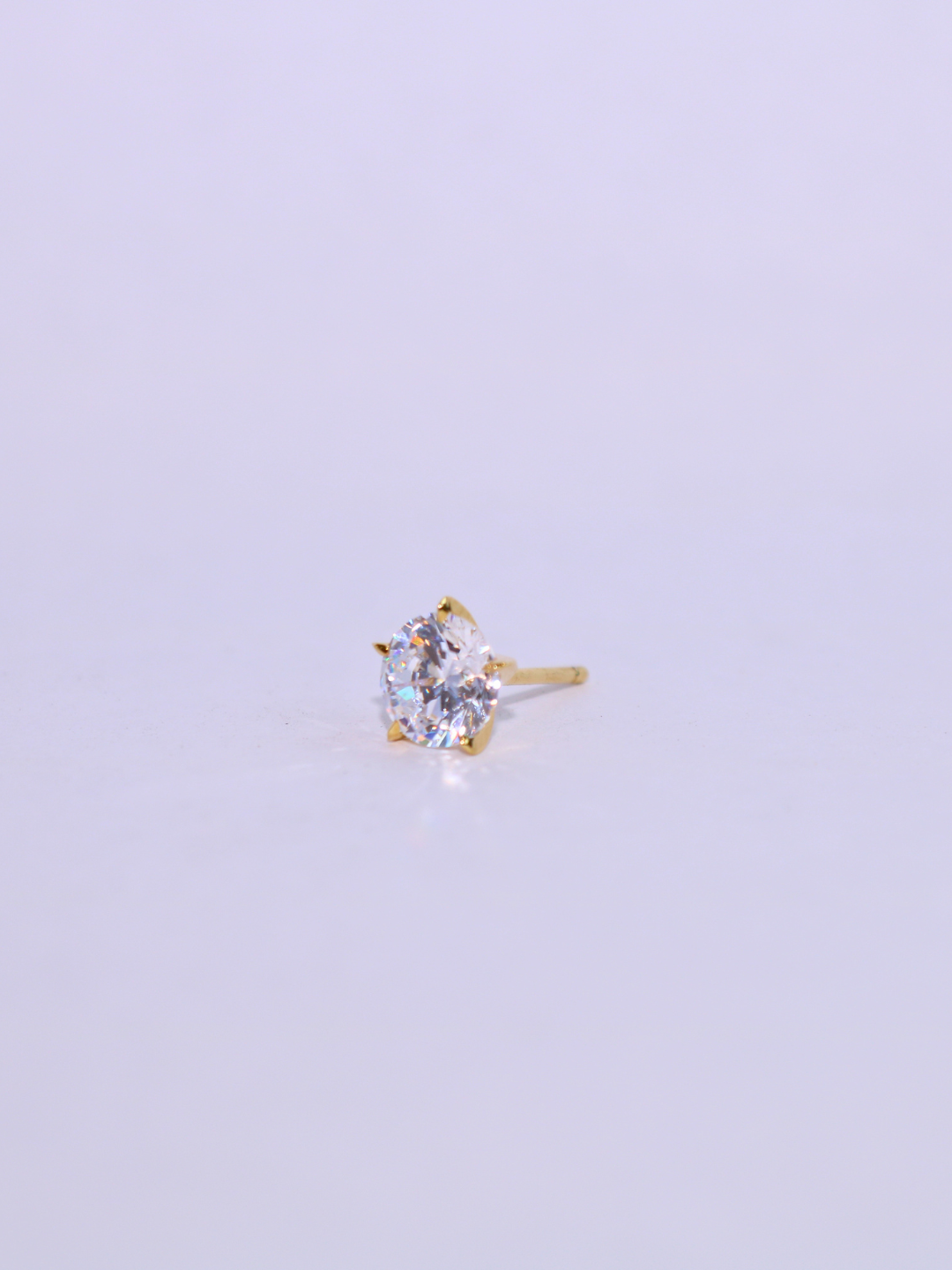 シルバー・スターピアス（両耳セット）