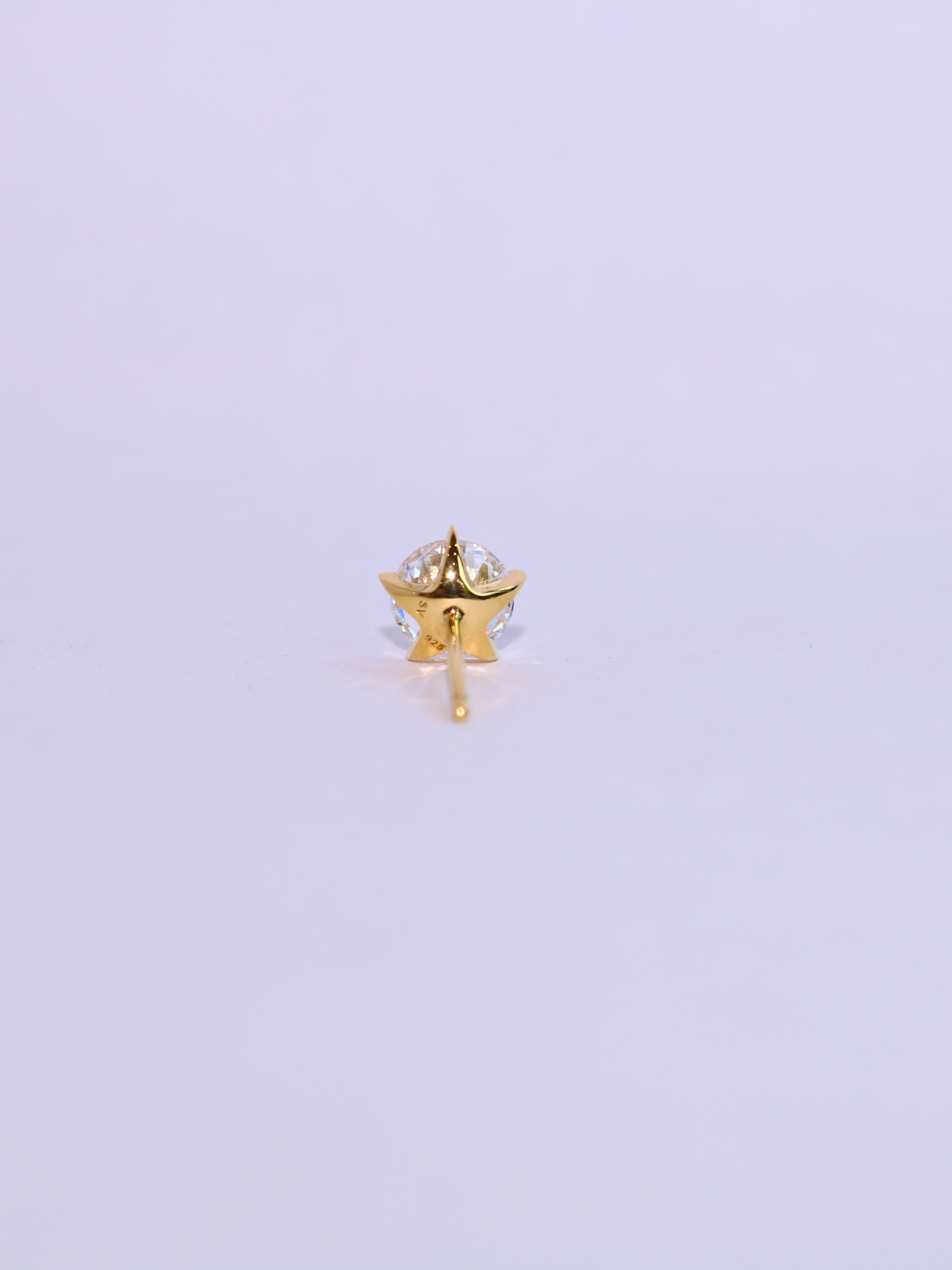 シルバー・スターピアス（両耳セット）