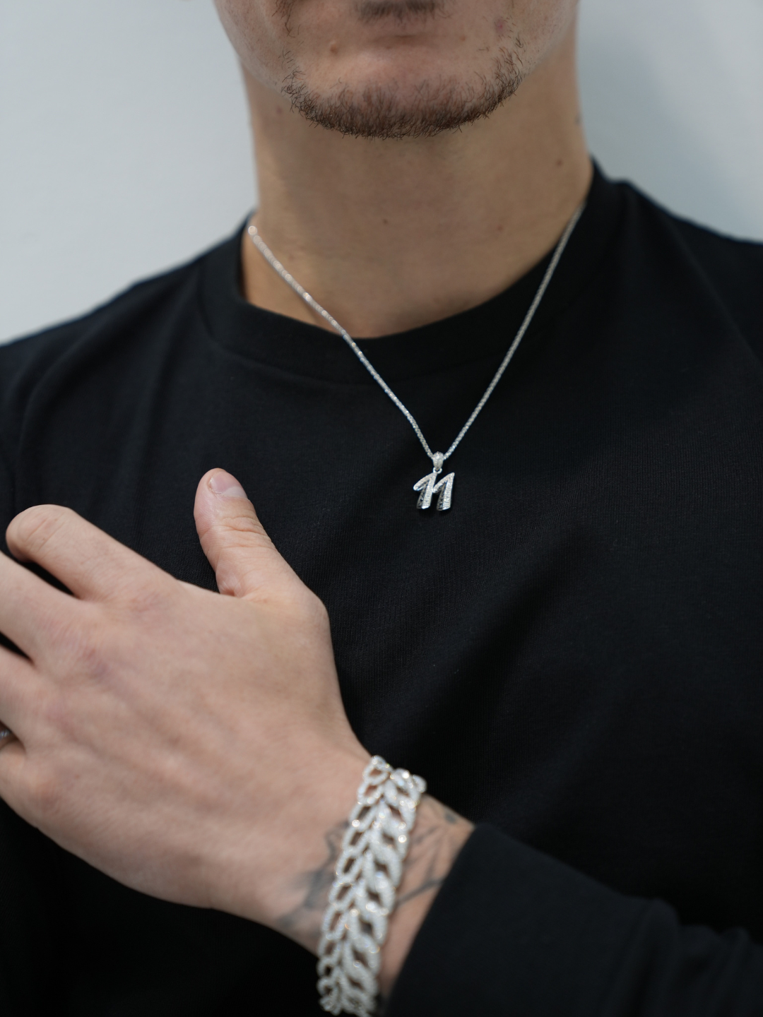 ブラックダイア 天然ダイヤモンド チェーン ペンダント 馬蹄 ジュエリー 4月誕生石 10金ピンクゴールド