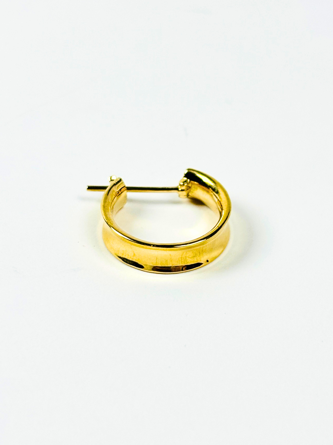 K18・カーブフープピアス/片耳