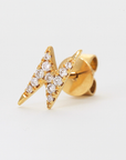 K18・イナズマダイヤピアス/片耳