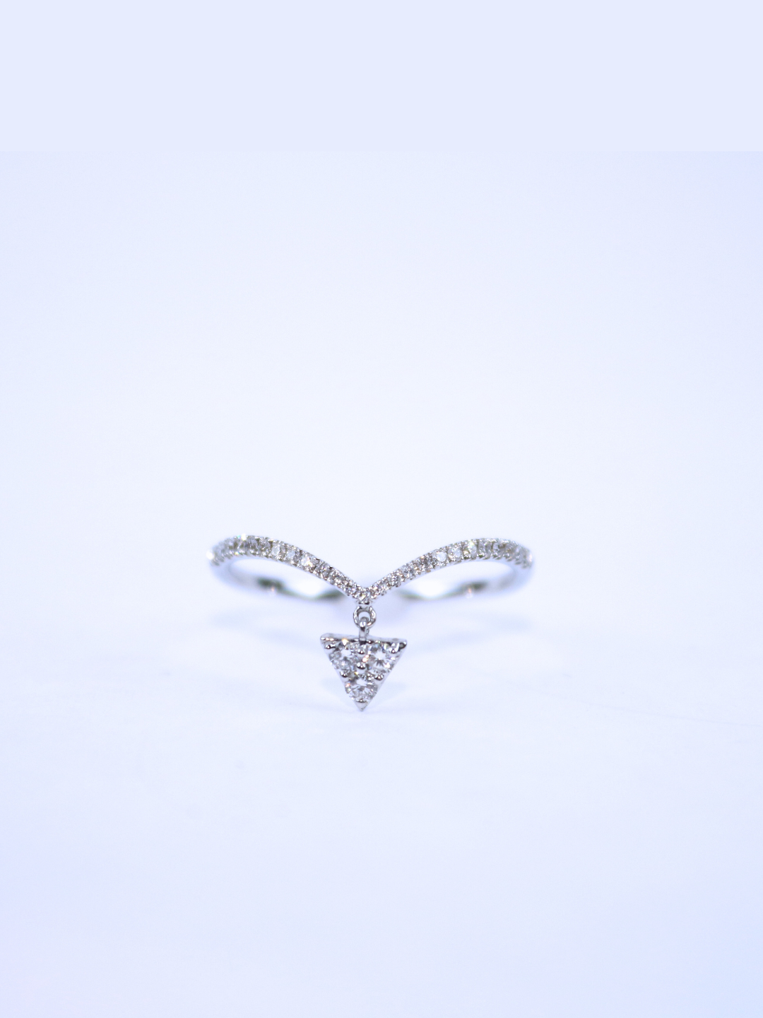 K18・WGダイヤtriangleリング/13号 – ex'position