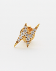 K18・イナズマダイヤピアス/片耳