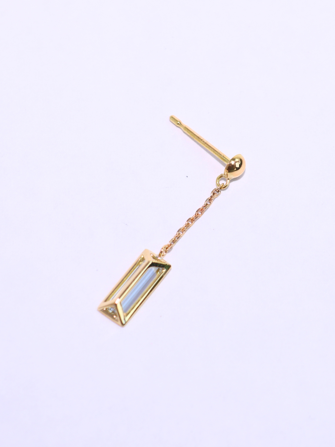 PURE EDGE バケットLGDピアス（チェーンタイプ）