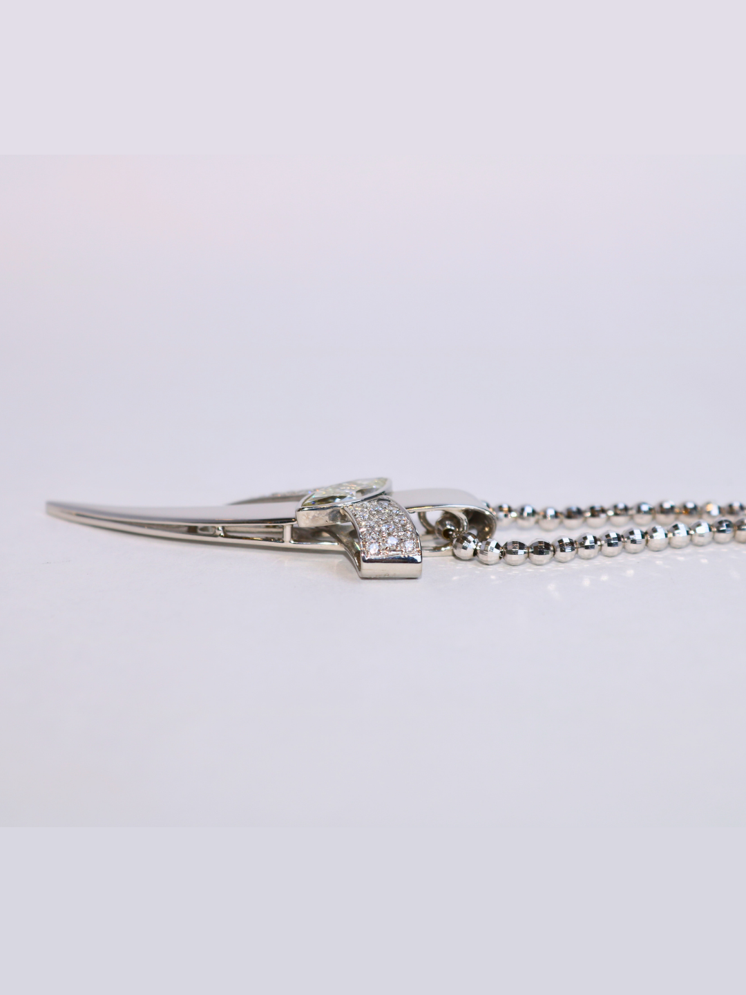 Pt900 ・ダイヤモンド アクシス ペンダントトップ