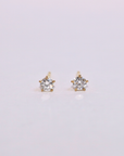 K18/Pt900・プチLGDピアス / 1ペア