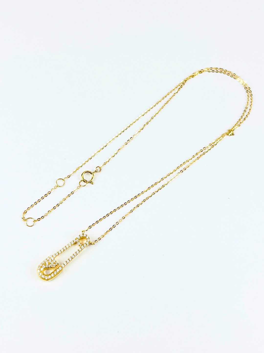 K18・ダイヤピンペンダント