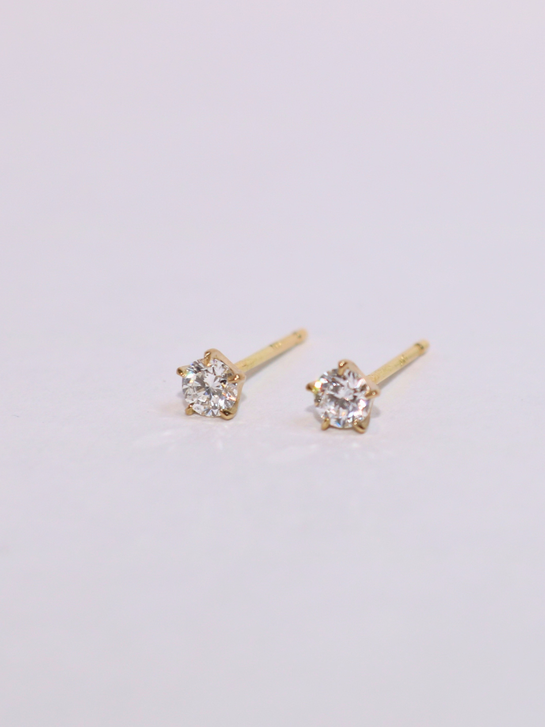 K18/Pt900・プチLGDピアス / 1ペア