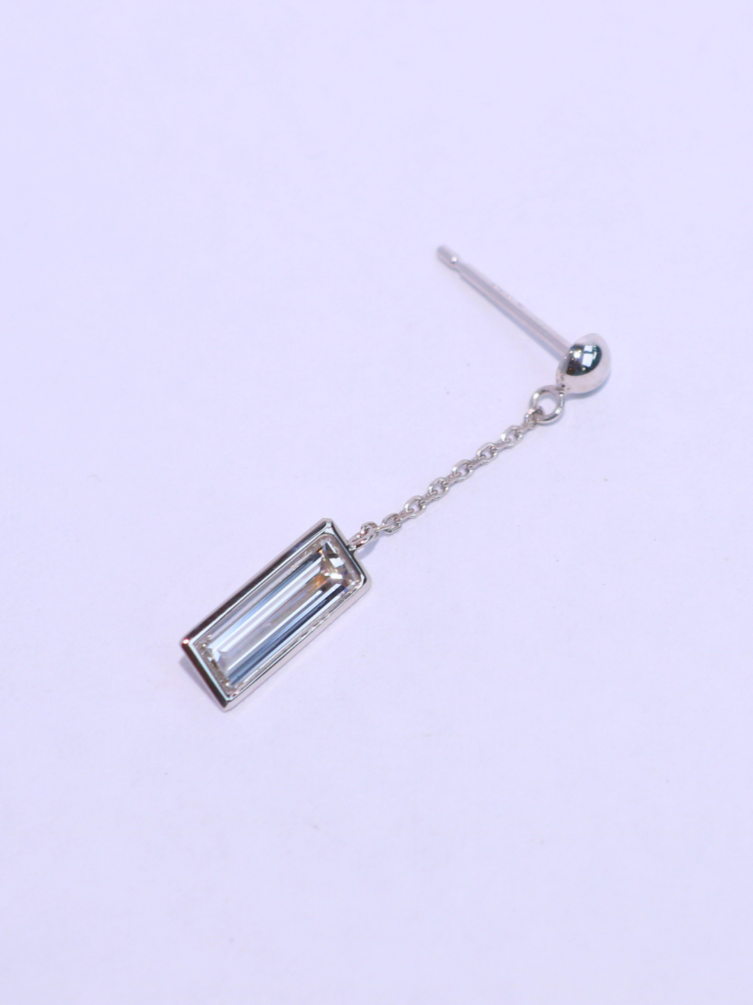 PURE EDGE バケットLGDピアス（チェーンタイプ）