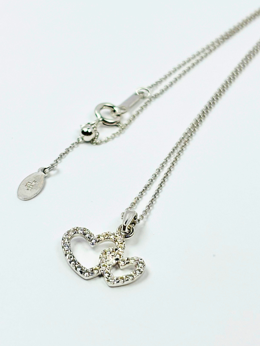 シルバー・ダブルハートペンダント – ex'position シルバー・ダブルハートペンダント – ex'position