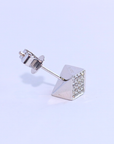 K18・ダイヤダイスピアス/片耳