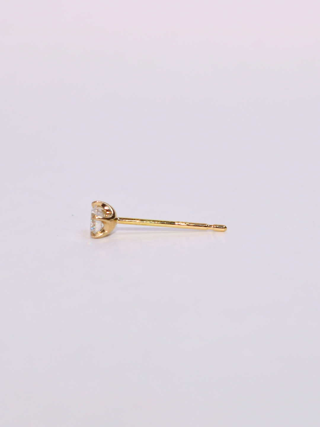 K18/Pt900・プチLGDピアス / 1ペア