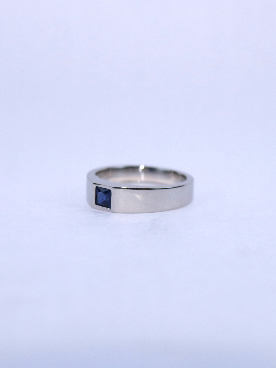 K18・Pt900Infinity Edge Frame/LGDリング/S